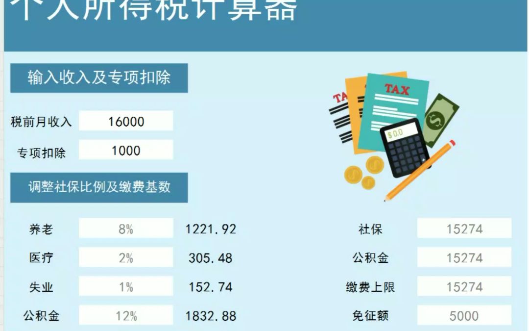 最新纳税计算器，助力个人和企业轻松计算税款