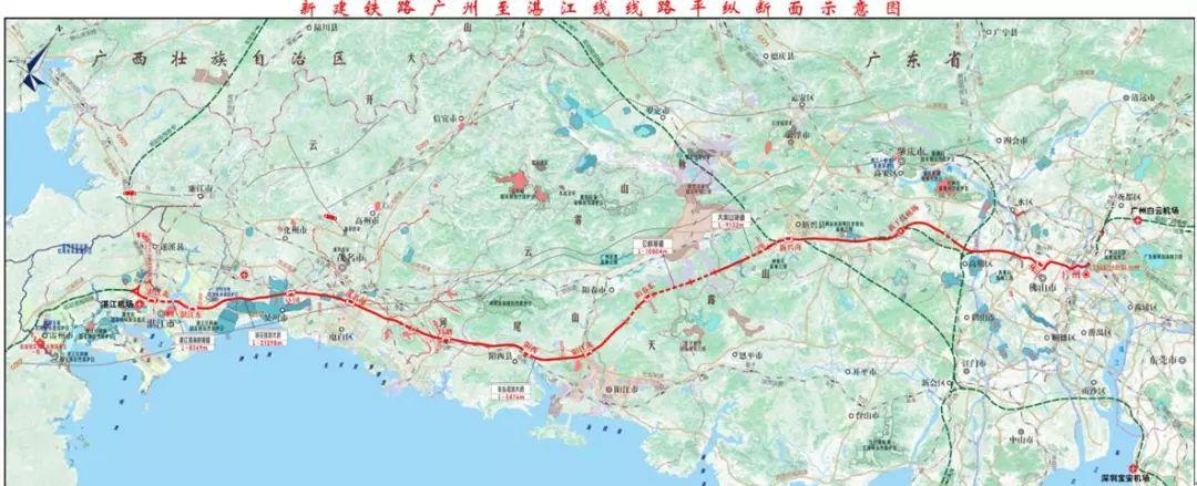 深茂高铁最新线路图解析